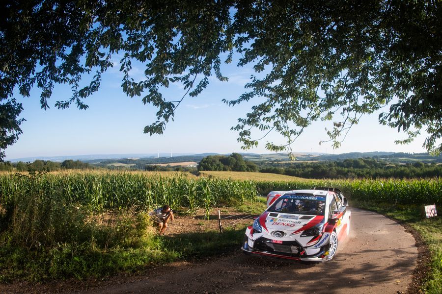 Tänak leads Toyota clean sweep Satuday on Rallye Deutschland 